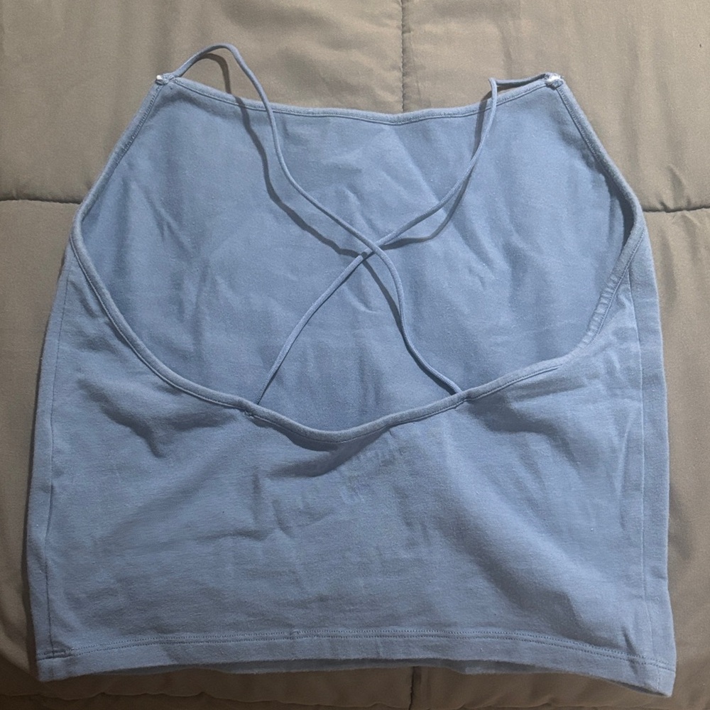 American Eagle Outfitters Light Blue Tank Top